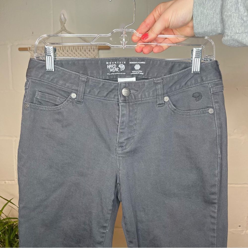 Mountain hardwear | women gray straight leg outdoor hiking athletic pants